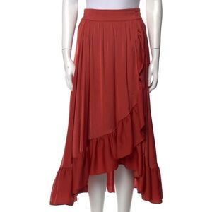 Maje Elegant Red Asymmetrical Dress
